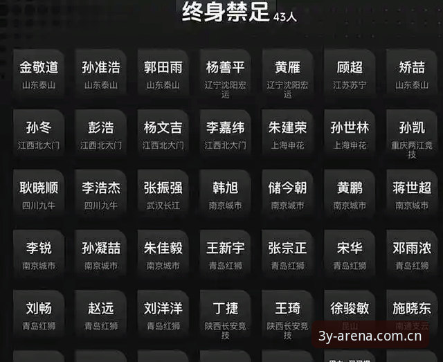 揭秘中国足协第三批禁足名单背后的行业洗牌